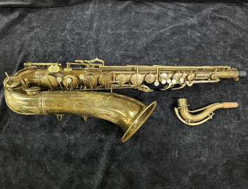 1937 Vintage Conn 10M 'Naked Lady' Tenor Sax with New Pads - Serial # 281829